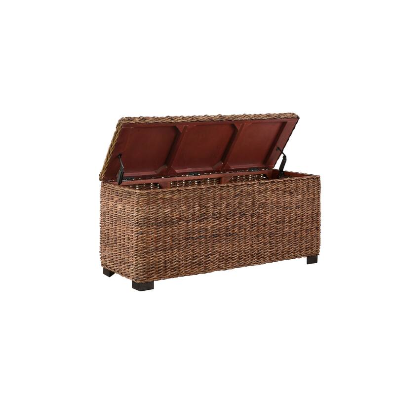 Caswell Woven Banana Leaf Storage Trunk