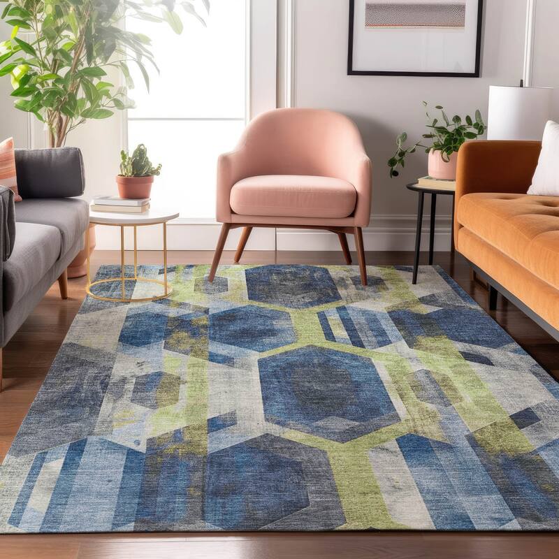 Premium Washable Super Soft Contemporary Glam Mayfield Rug