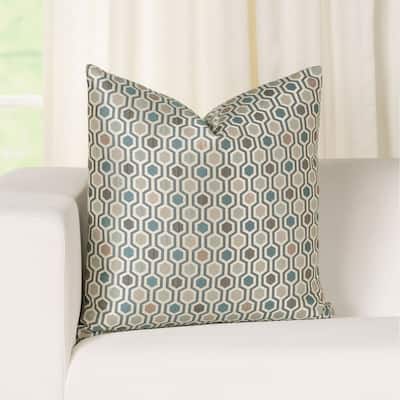Hamburgo Geometric Stitched Throw Pillow