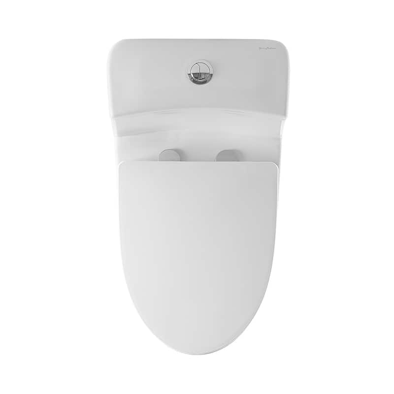 Bastille One-Piece Elongated Dual Flush Toilet 0.8/1.28 gpf