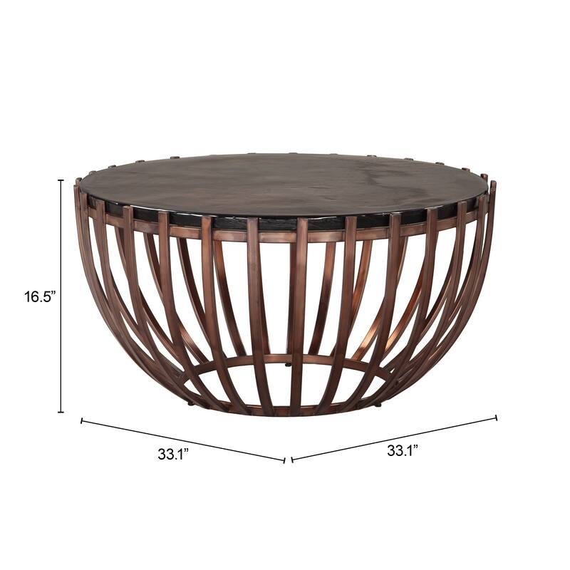 Kafig Coffee Table Bronze