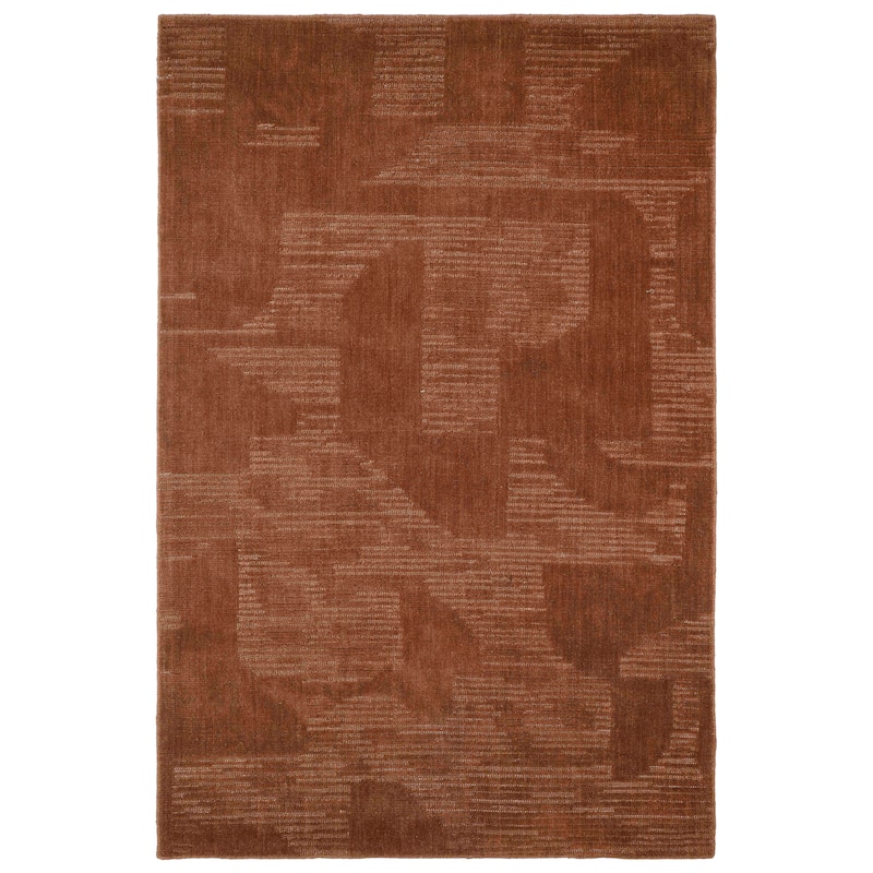 Terra by Obeetee Savanna Zola Rug - 7'9"x9'9" - Rust