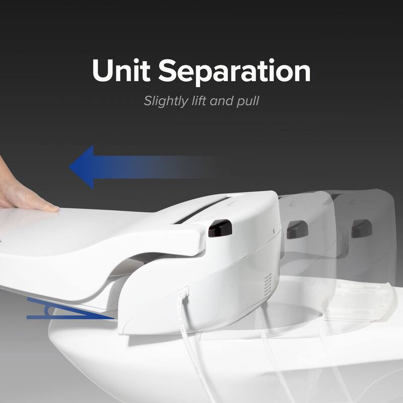 SmartBidet SB-2400 Electric Bidet Seat for Elongated or Round Toilets