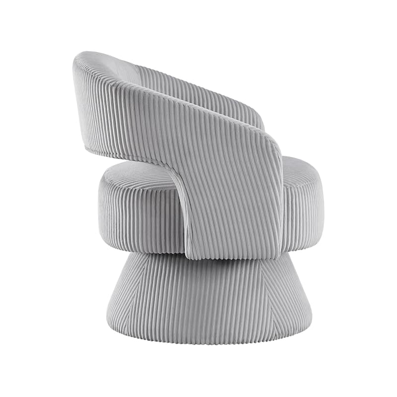 Parris Corduroy Swivel Chair