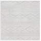 preview thumbnail 68 of 112, SAFAVIEH Tulum Bora Moroccan Boho Chic Area Rug 10' Square - Light Grey/Ivory