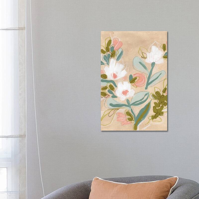 iCanvas "Spring Sketch III" by June Erica Vess Canvas Print - 26x18x1.5