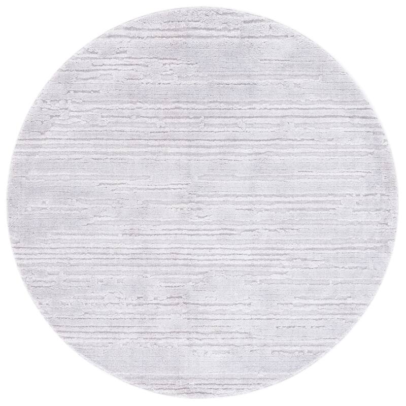 SAFAVIEH Handmade Marrakech Herborg Traditional Rug - 6'7" Round - Grey/Light Grey