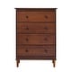 preview thumbnail 10 of 57, Walker Edison Bullrushes 4-drawer Solid Wood Chest