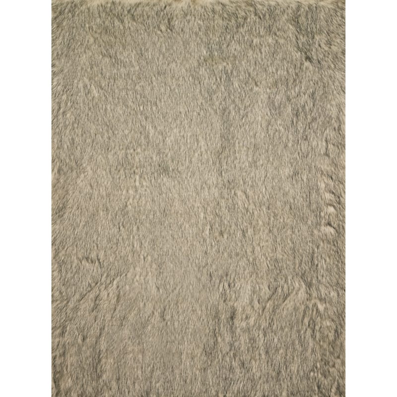 Plush Faux Fur Thick Acrylic Shag Rug