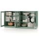 preview thumbnail 20 of 75, 100% Solid Wood Sideboard with Glass or Solid Wood Doors by Palace Imports - 64" x 35.75"