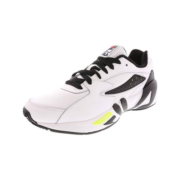 Shop Fila Men S Mindblower Trainer Sneakers Overstock 27032450 White 1 12
