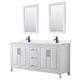 Option White / White Quartz Top / Matte Black Hardware
