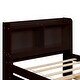 preview thumbnail 10 of 13, Twin Wood Platform Bed with Trundle, Versatile Platform Bed with Storage Headboard, Solid Wood Bedframe for Living Room Bedroom