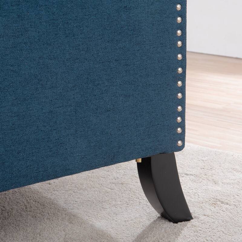 Polyester/Fabric Manual Wing Chair Recliner