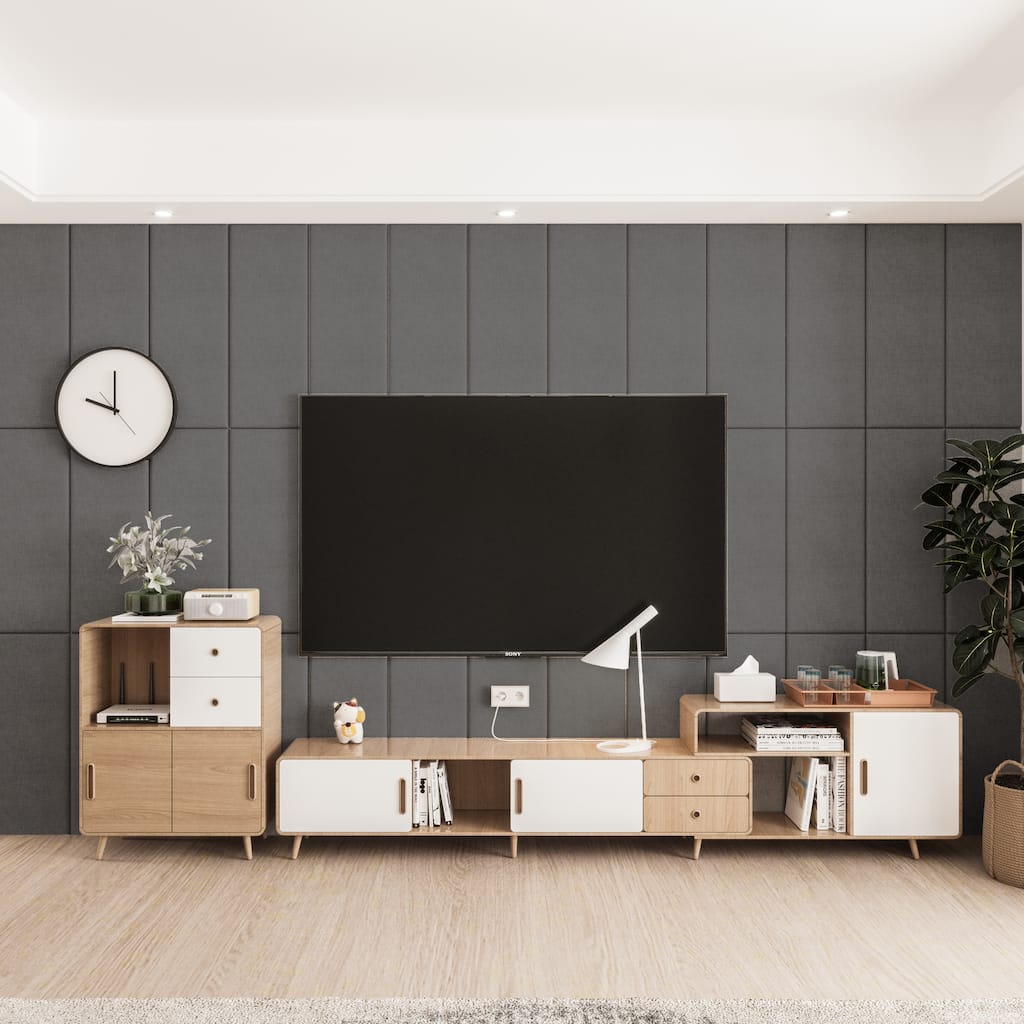 WOWMAX Upholstered Wall Panels Modern Padded Headboard (1 Piece)