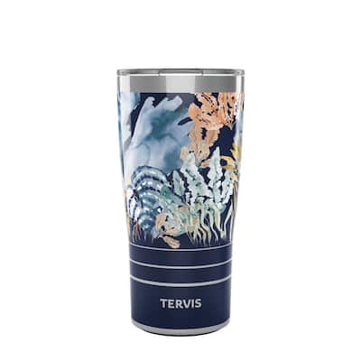 Tervis Traveler Sara Berrenson Deep Sea Kelp Triple Walled Insulated Travel Tumbler, Stainless Steel - 20oz