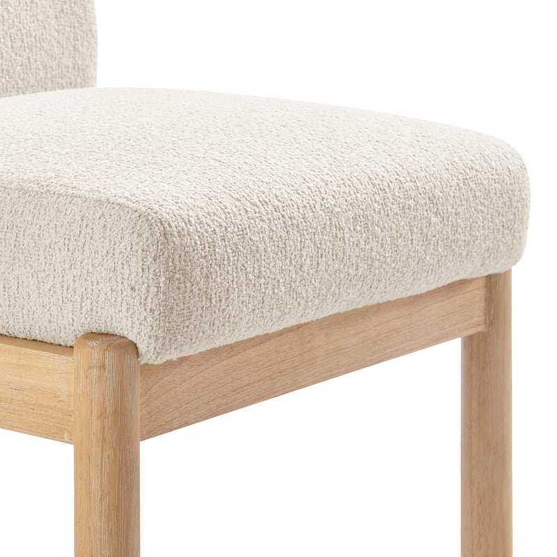 NPD Furniture Micah Boucle Dining Side Chair