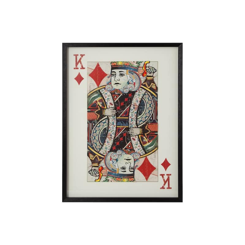 King of Diamonds II Wall Art - 29.5L x 1.6W x 39.4H