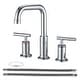 preview thumbnail 15 of 26, 3 Holes Bathroom Sink Faucet With Drain Assembly 8 Inch Widespread Bathroom Faucets 2 Handle Modern Lavatory Basin Vanity Taps Polished Chrome