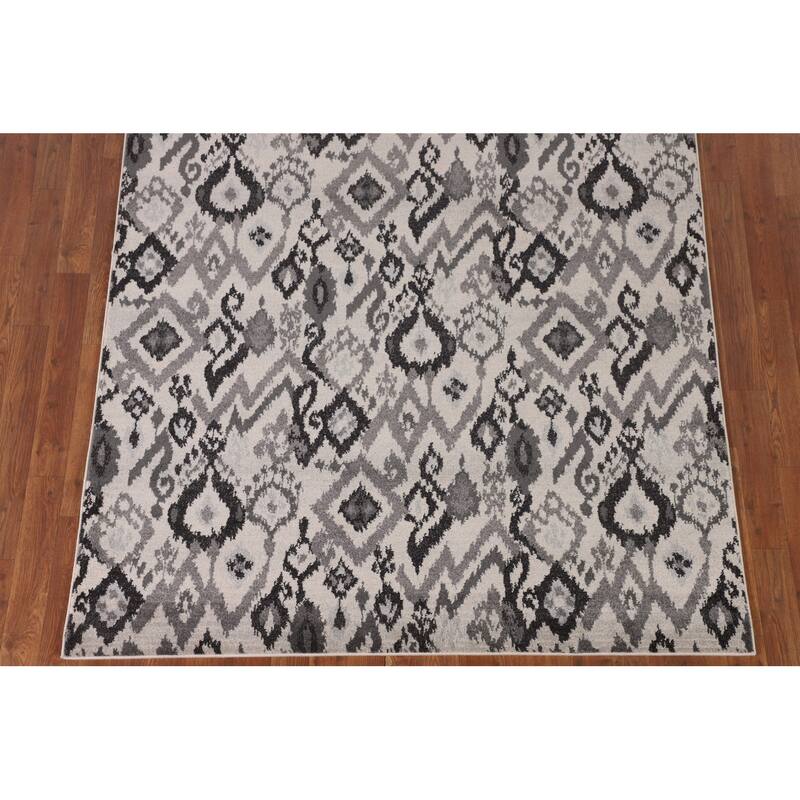 Art & Craft Turkish Rug Machine Made Geometric Carpet - 5'0" x 8'0"