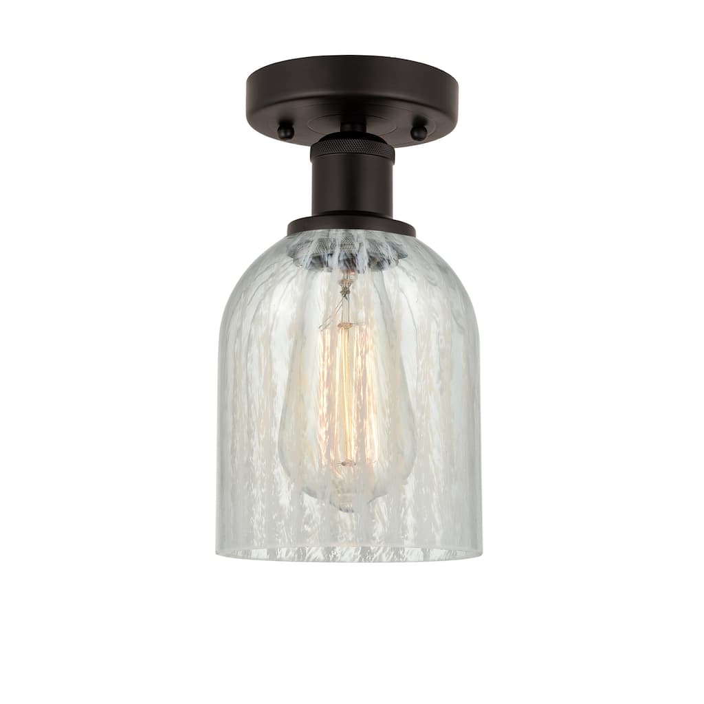 Innovations Lighting Edison Caledonia - 1 Light 5" Semi-Flush Mount
