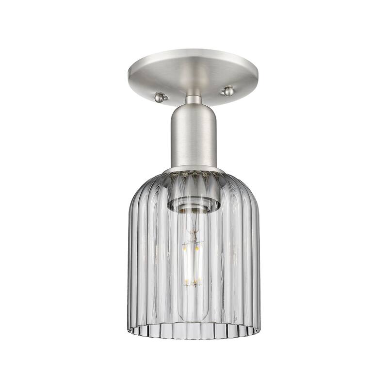 Innovations Lighting Downtown Urban - Bridal Veil - 1 Light 5" Semi-Flush Mount Light