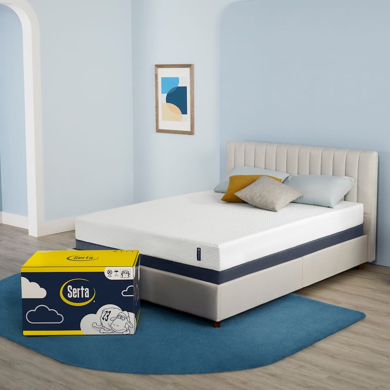 Serta For Ewe 7" Medium Firm Memory Foam Mattress in a Box