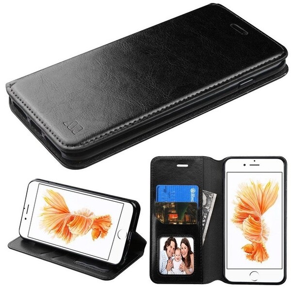 Insten Leather Case Cover with Stand/ Wallet Flap Pouch/Photo Display For Apple iPhone 7 Plus