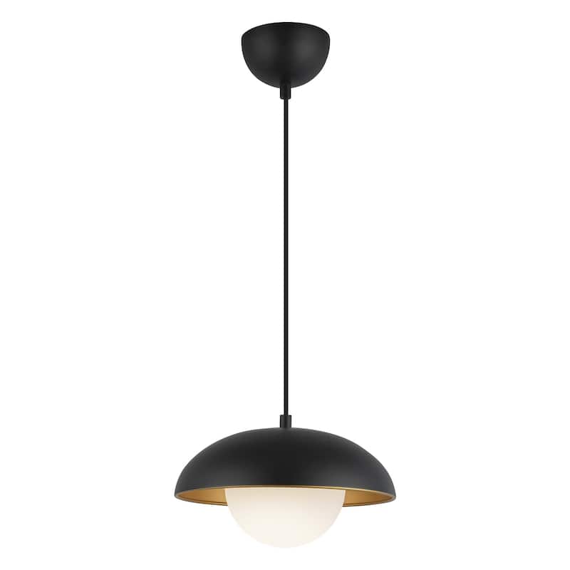 Alora Lighting PD522011OP Rubio 11" Wide Pendant with Opal Glass Shade