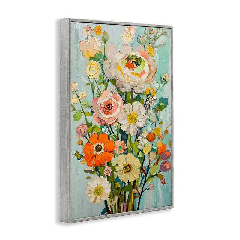 Stupell Flowers On A Whim Framed Giclee Art Design By Franklyn Gregory