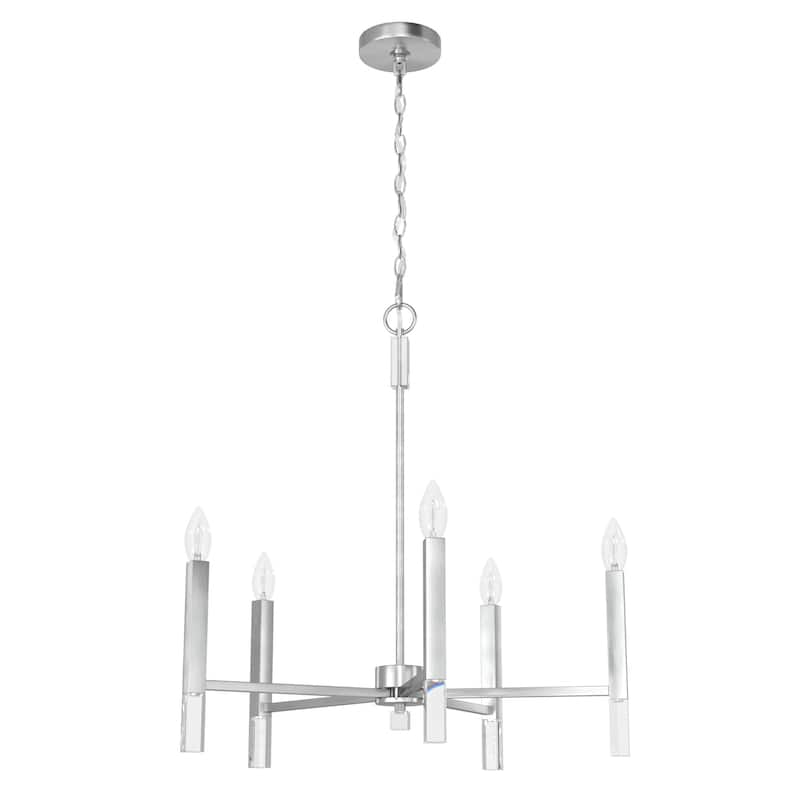 Hunter Sunjai 5-Light Chandelier - Dining Room, Foyer - Contemporary, Transitional