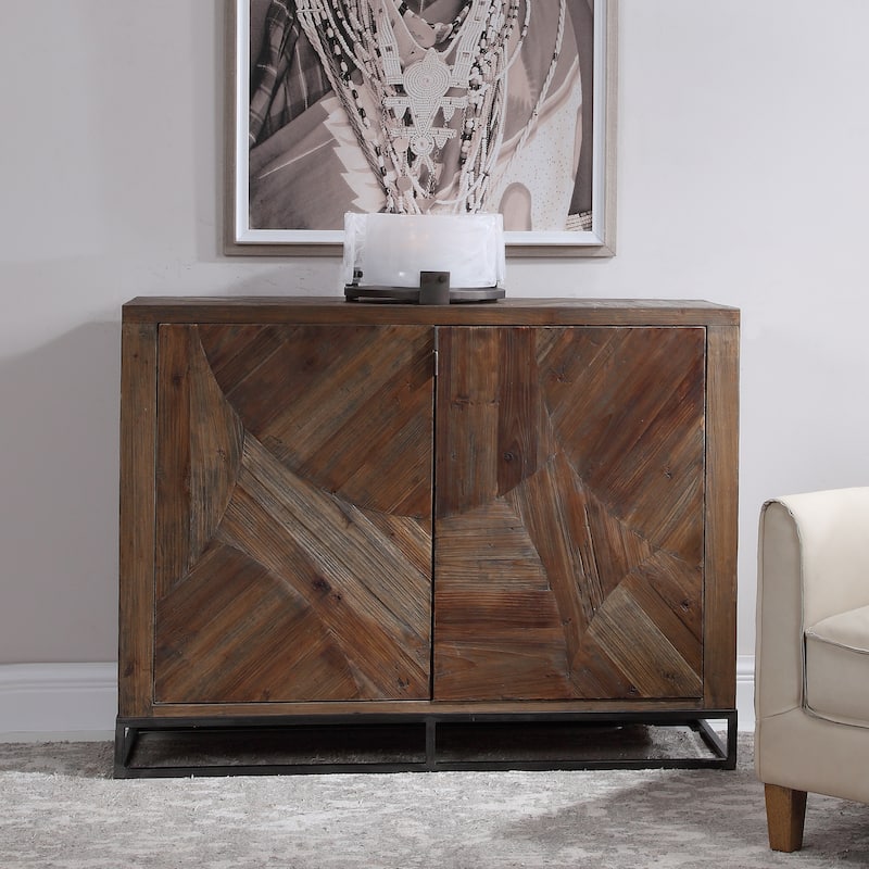 Uttermost Evros Reclaimed Wood 2-door Cabinet