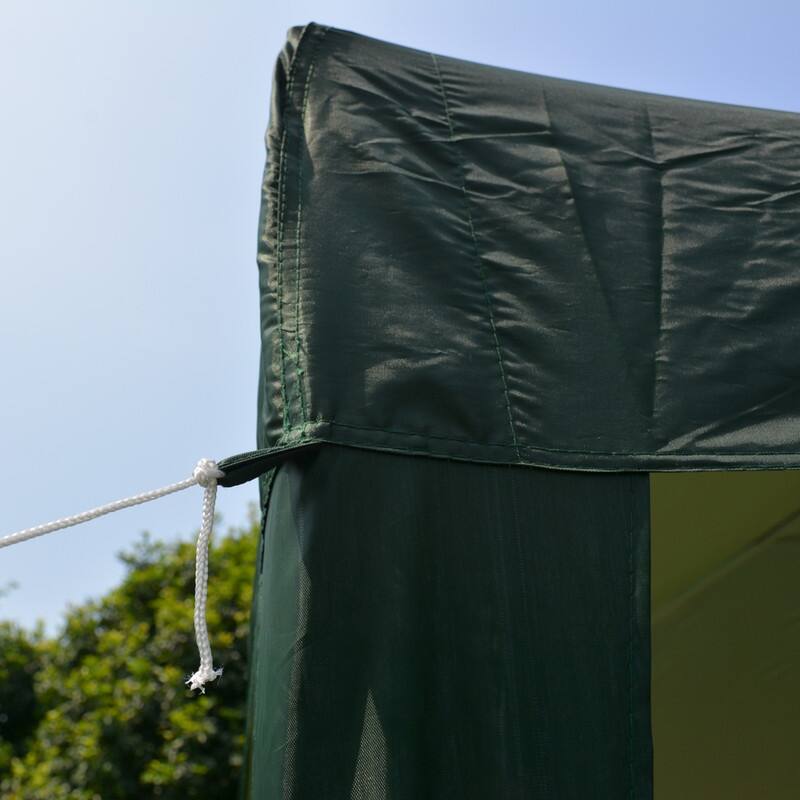 10 ft. x 10 ft. Green Straight Leg Pop-Up Canopy