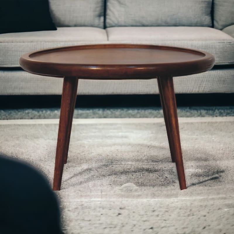 Artisan Furniture Solid Wood Chestnut Plate Coffee Table