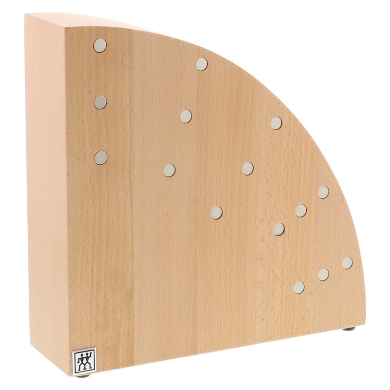 ZWILLING Italian Round Magnetic Knife Block - 1 unit - Natural Beechwood