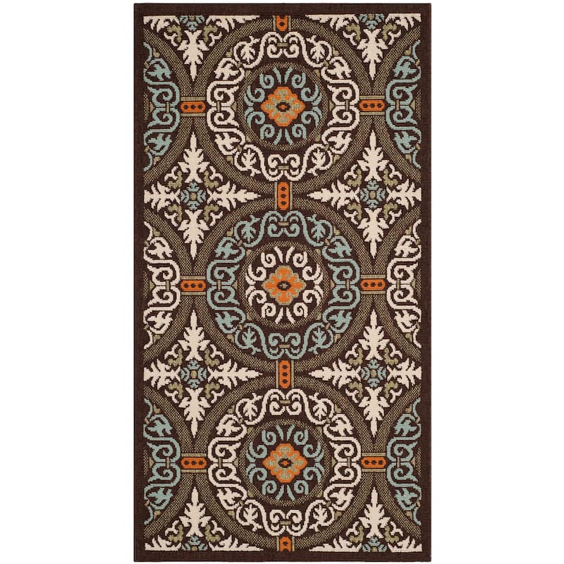 SAFAVIEH Veranda Rexhie Indoor/ Outdoor Waterproof Patio Backyard Rug