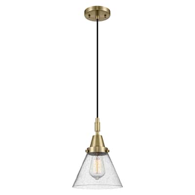 Innovations Lighting Downtown Urban - Caden Cone - 1 Light 8" Cord Hung Mini Pendant