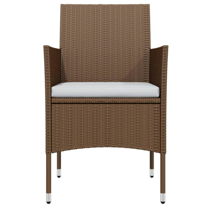 vidaXL Patio Dining Set Outdoor Dining Set Table and Chair Set for Garden