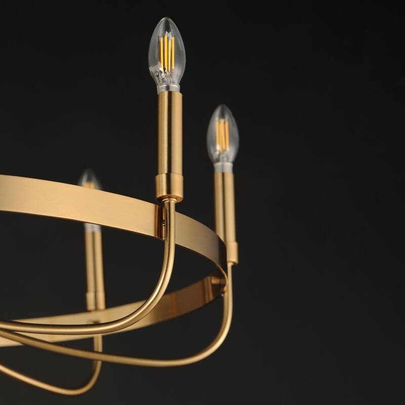 Maxim 14498 Frankie 8 Light 29" Wide Taper Candle Style Chandelier