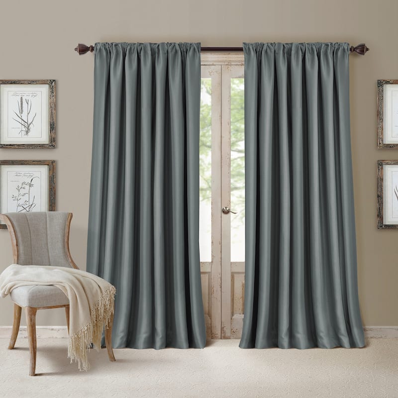 All Seasons Blackout Window Curtain (Single Panel) - 52"x84" - Dusty Blue
