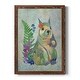 preview thumbnail 13 of 43, Fantastic Florals Squirrel-Premium Framed Canvas - Ready to Hang 27.5X37.5 - Maple