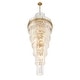 preview thumbnail 4 of 3, Hayes 31 Light Aged Brass Chandelier