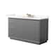 Option Dark Gray / Giotto Quartz Top / Satin Bronze