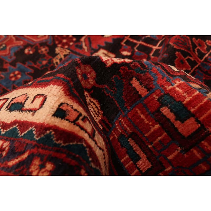ECARPETGALLERY Hand-knotted Anadol Vintage Black, Red Wool Rug - 5'3 x 8'9