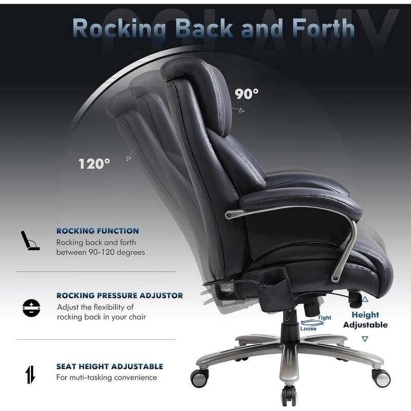 Big and Tall Office Chair 500lbsHeavy Duty Ergonomic Computer Chair
