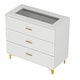 preview thumbnail 5 of 8, Timechee 3 Drawer 31.5" W Dresser Chest Top Watch Storage Sidetable