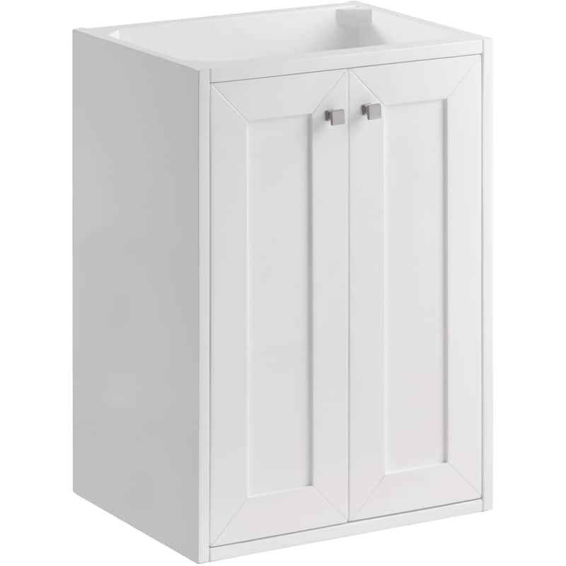 James Martin Vanities 533-V20 Chianti 20" Dual-Mounted Single Basin - Glossy White