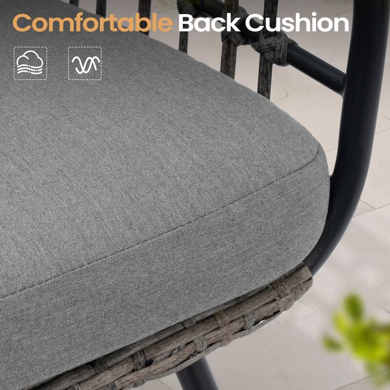 5/7/11PC Outdoor Patio Extendable Table Dining Sets with Rattan Chairs