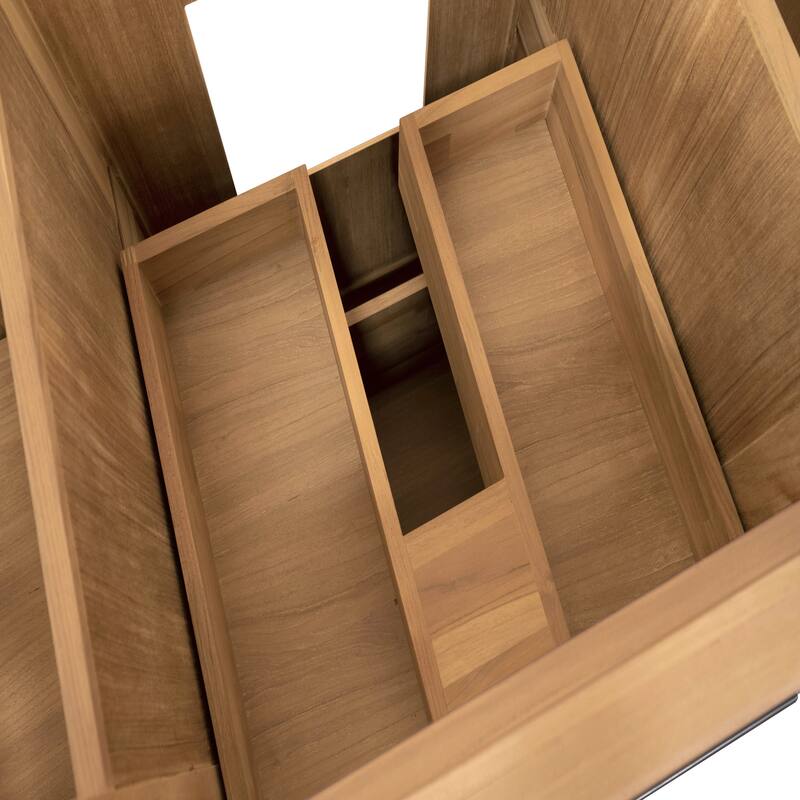 Avanity Parker Bathroom Vanity Only in Natural Teak