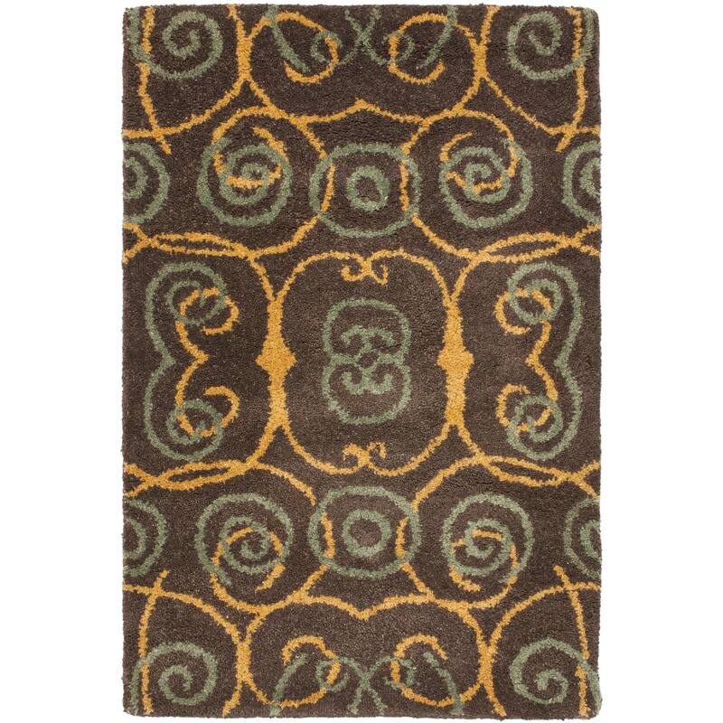 SAFAVIEH Handmade Rodeo Drive Ermilia Mid-Century Modern Abstract Wool Rug